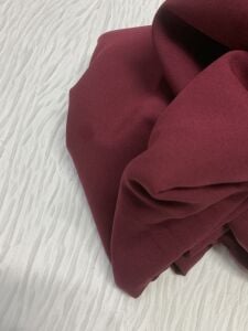 Dabıl Krep Kumaş, Parça 140x140 cm - Bordo