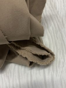 Dabıl Krep Kumaş, Parça 280x150 cm - Sütlü Kahve