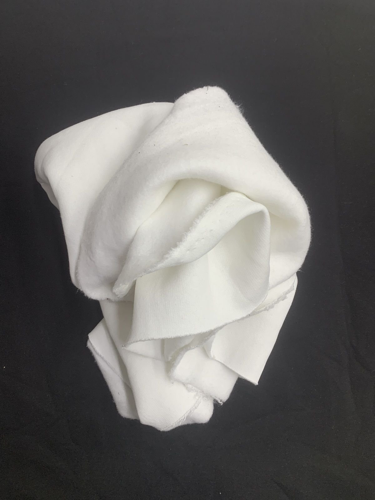 Şardonlu 3 İplik Kumaş Parça 75x170 cm Beyaz