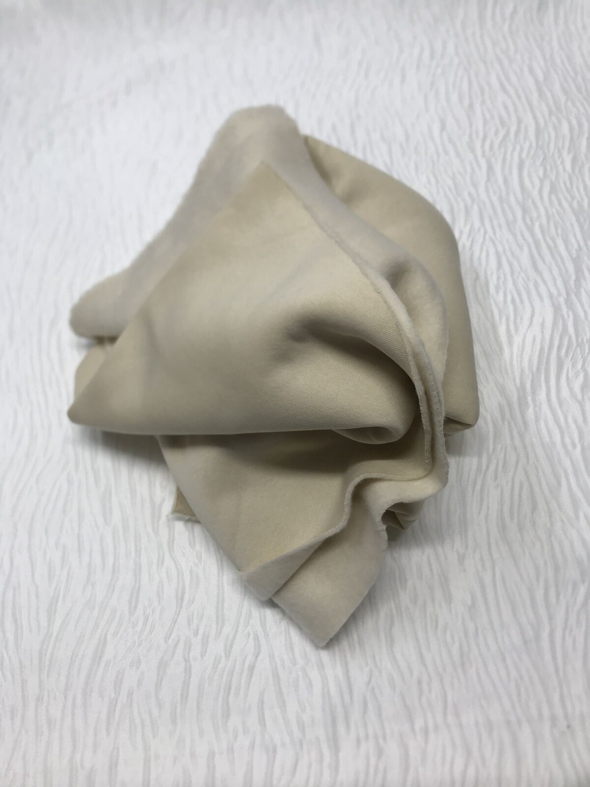 Şardonlu 3 İplik Kumaş Bej, Parça 75x180 cm