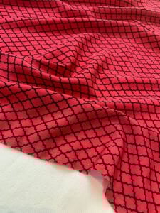 Desenli İnce Krep Kumaş