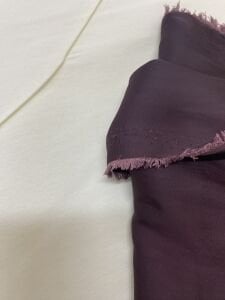 İpek Saten Kumaş, Parça 110x140 cm Bordo