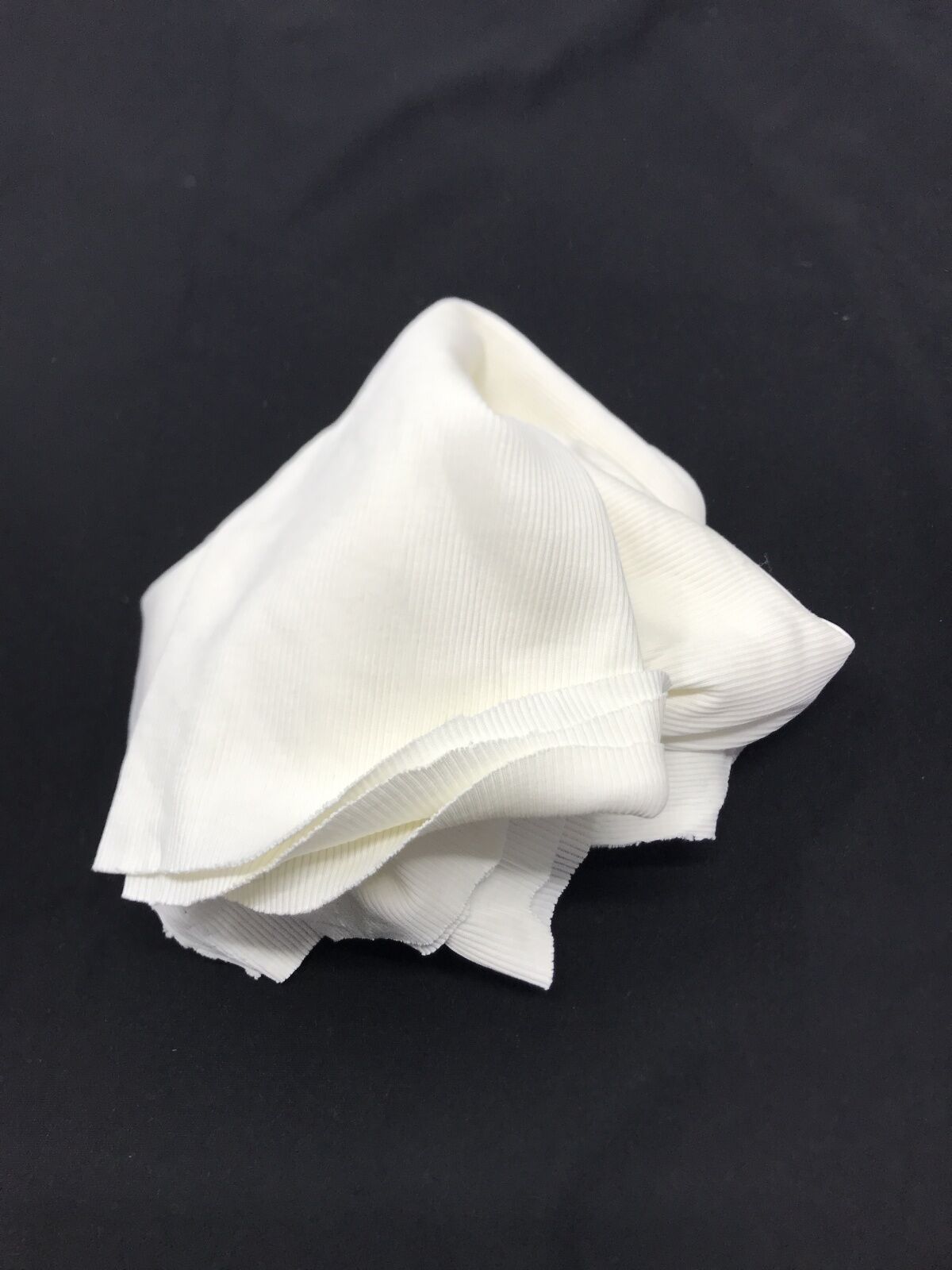 İnce Kaşkorse Kumaş Ekru - Parça 55x130 cm