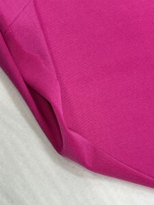 Koyu Pembe Esnek Dökümlü Buzi Jarse Penye (ENDE BELLİ BELİRSİZ ÇİZGİLER)
