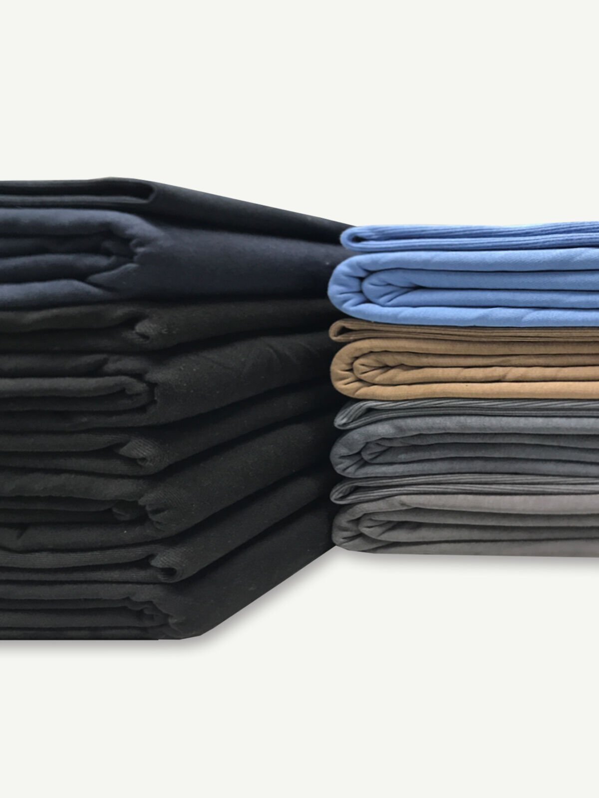 Ribanalı 3 İplik Kumaş Seti, Boyları 80-90 cm arası 8 adet