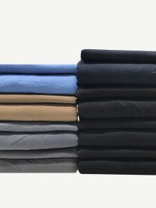 Ribanalı 3 İplik Kumaş Seti, Boyları 80-90 cm arası 8 adet