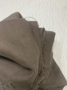 Kahverengi Kalın Ham Keten Kumaş, Parça 320x150 cm