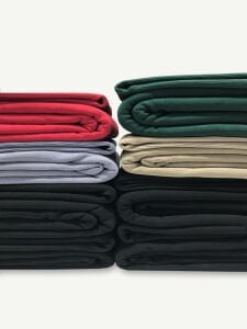 Ribanalı 3 İplik Kumaş Seti, Boyları 80-95 cm arası 8 adet