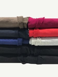 3 İplik Penye Kumaş Seti, Boyları 75-90 cm arası 10 adet