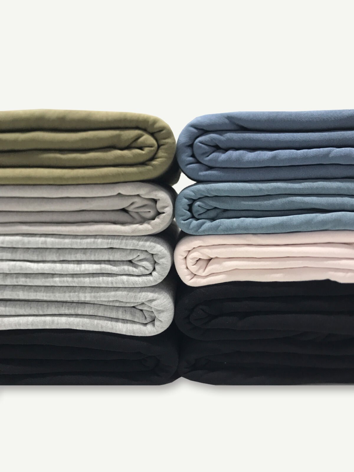 3 İplik Penye Kumaş Seti, Boyları 80-95 cm arası 10 adet