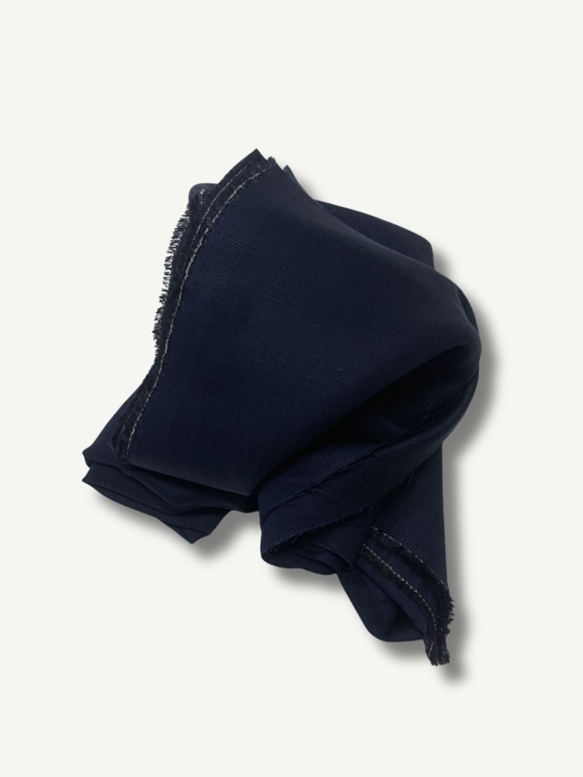 Lacivert Kalın Ham Keten Kumaş, Parça 85x150 cm