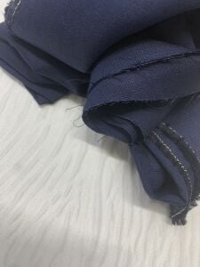 Lacivert Kalın Ham Keten Kumaş, Parça 85x150 cm