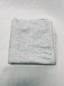Diz Yapmaz Esnek 2 İplik Kumaş, Parça 90x180 cm - Açık Gri