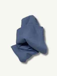 İndigo Kalın Ham Keten Kumaş, Parça 75x150 cm (YAZI VAR)