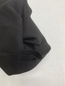 Kaşkorse (Ribana) Kumaş, Parça 70x140 cm Siyah