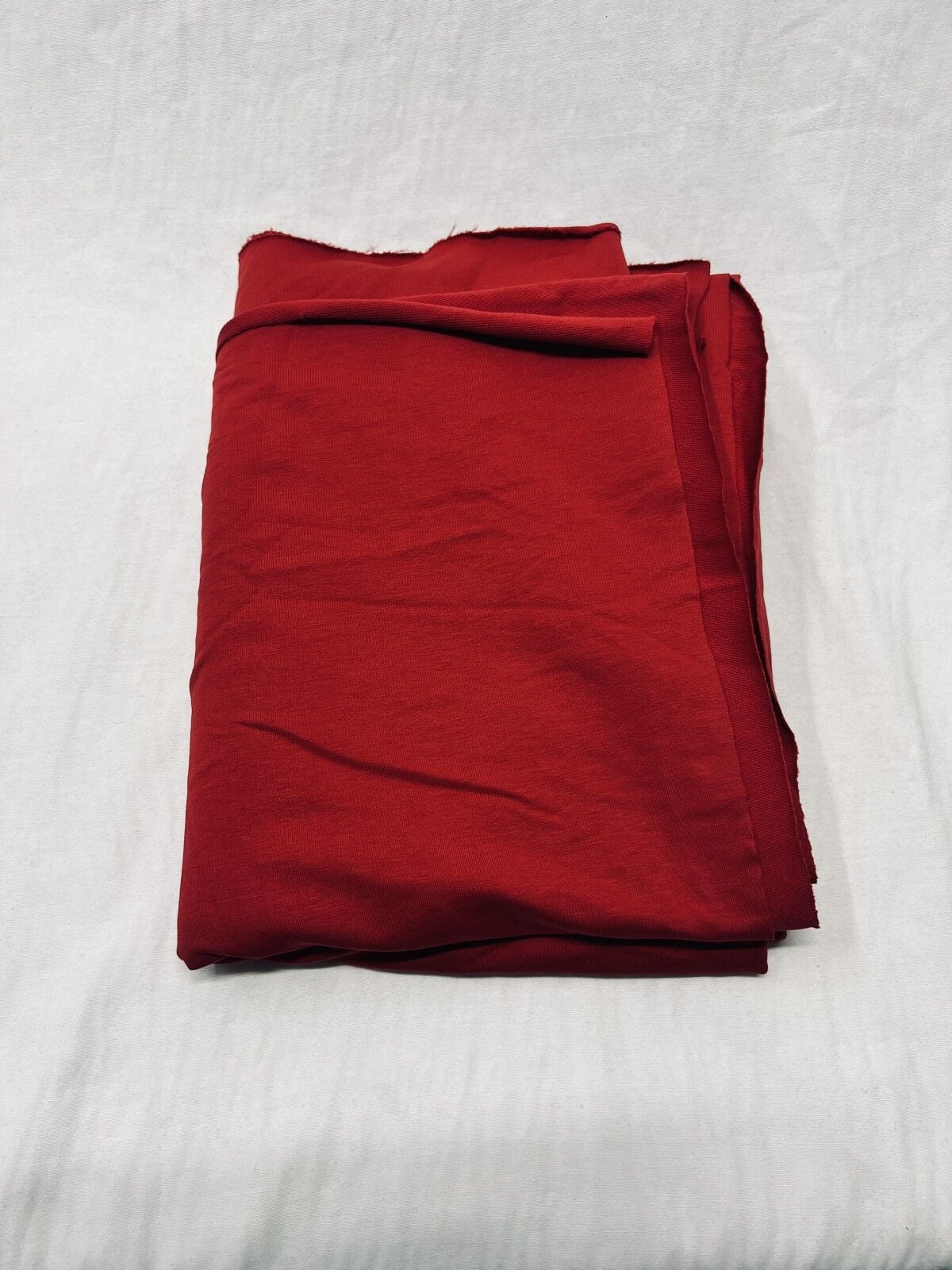 Diz Yapmaz Esnek 2 İplik Kumaş, Parça 120x180 cm - Kırmızı