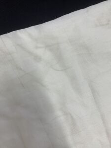 Ekru Kalın Ham Keten Kumaş, Parça 160x150 cm (HAFİF KİRLİ)