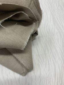 Sütlü Kahve Kalın Ham Keten Kumaş, Parça 150x140 cm