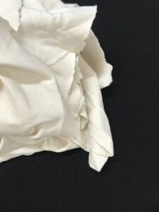 Krem Esnek Bebe Ribanası Penye Kumaş, Parça 85x150 cm