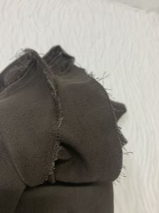 Acı Kahve Kalın Ham Keten Kumaş, Parça 195x150 cm