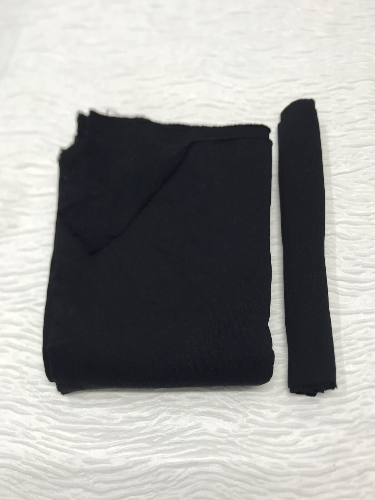 Ribanalı 3 İplik Kumaş Siyah – Parça 100x180 cm