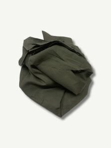 Haki Kalın Ham Keten Kumaş, Parça 285x150 cm