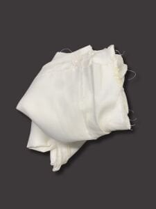 Ekru Kalın Ham Keten Kumaş, Parça 140x160 cm