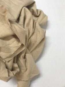 Bej Bebe Ribana Penye Kumaş, Parça 85x180 cm