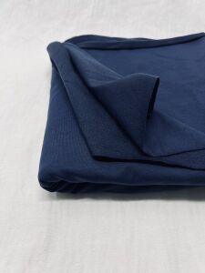 Diz Yapmaz Esnek 2 İplik Kumaş, Parça 90x180 cm - İndigo Mavi