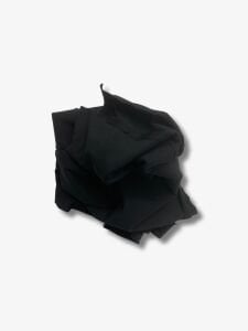 Siyah Likralı Süprem Kumaş, Parça 90x180 cm