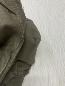 Haki Kalın Ham Keten Kumaş, Parça 280x150 cm