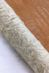 Kürk Astarlı Açık Kahve Deri Kumaş