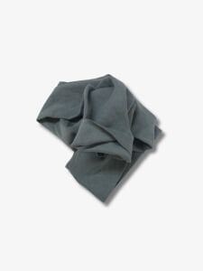 Dar Enli İnce Ribana Kumaş, Parça 85x70 cm İndigo Gri