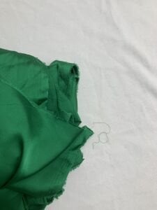 İnce Saten Kumaş, Parça 150x150 cm Yeşil