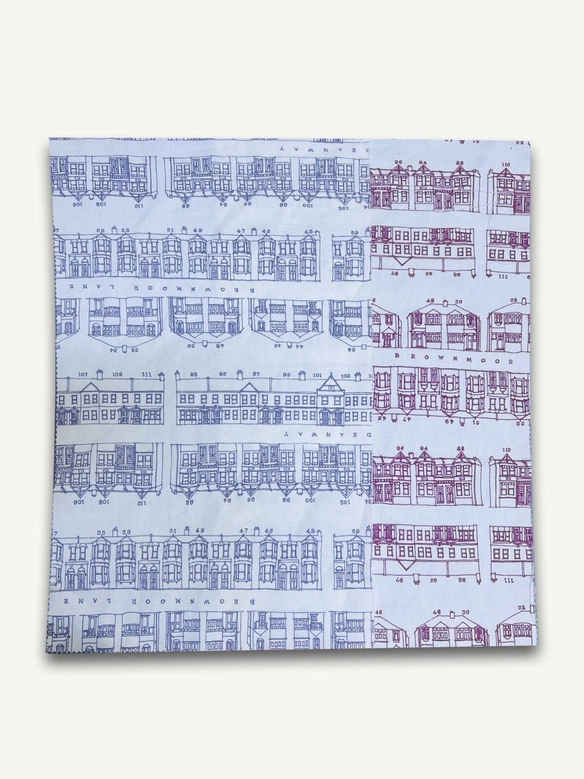 2 adet Duck Kumaş Desenli, Parça 50x30 cm - Patchwork Kumaşları