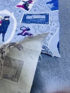 2 adet Duck Kumaş Desenli, Parça 30x30 cm - Patchwork Kumaşları