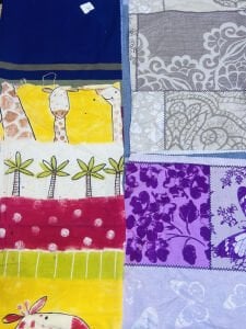 8 adet Poplin Kumaş Desenli, Parça 50x30 cm - Patchwork Kumaşları