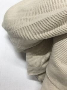 Krem Kaşkorse (Ribana Fitilli) Kumaş, Parça 180x130 cm
