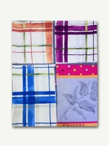8 adet Poplin Kumaş Desenli, Parça 50x30 cm - Patchwork Kumaşları