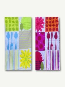 2 adet Poplin Kumaş Desenli, Parça 60x40 cm - Patchwork Kumaşları