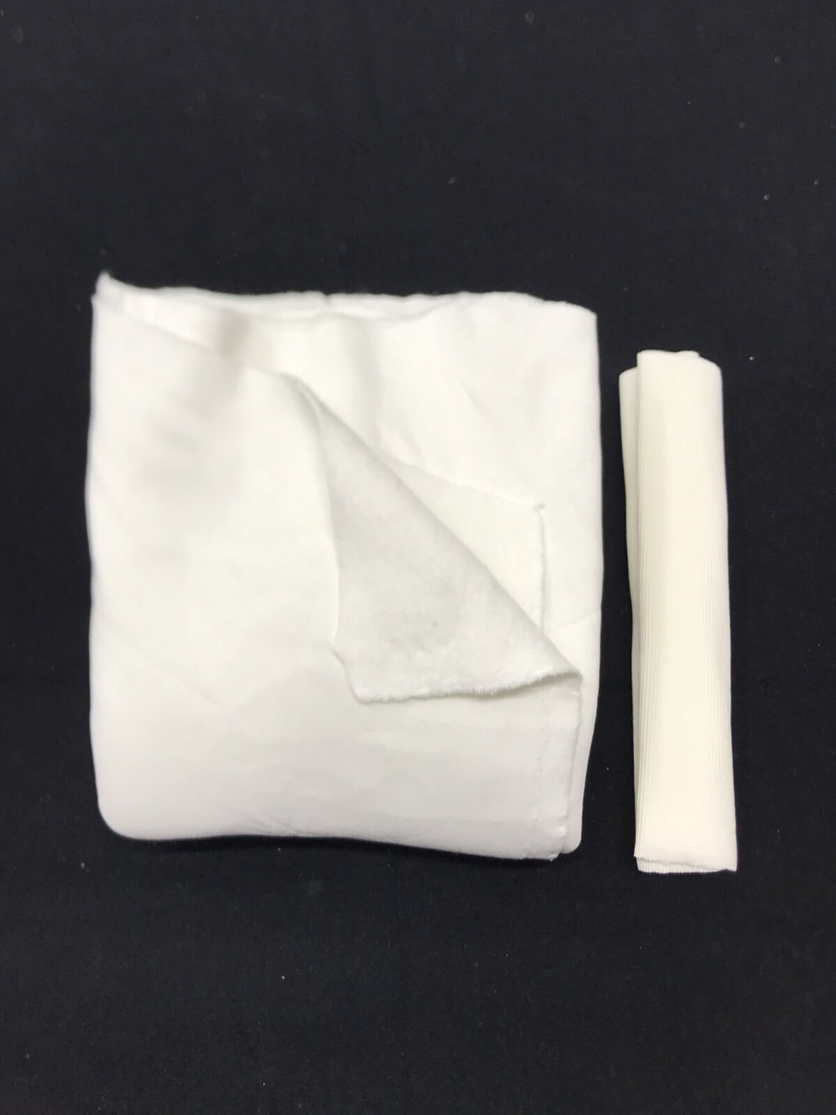 Ribanalı Şardonlu 3 İplik Kumaş Ekru, Parça 80x170 cm (KALEM İZİ VAR)