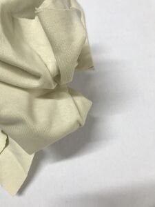 Krem Kalın Bebe Ribanası Penye Kumaş, Parça 40x150 cm