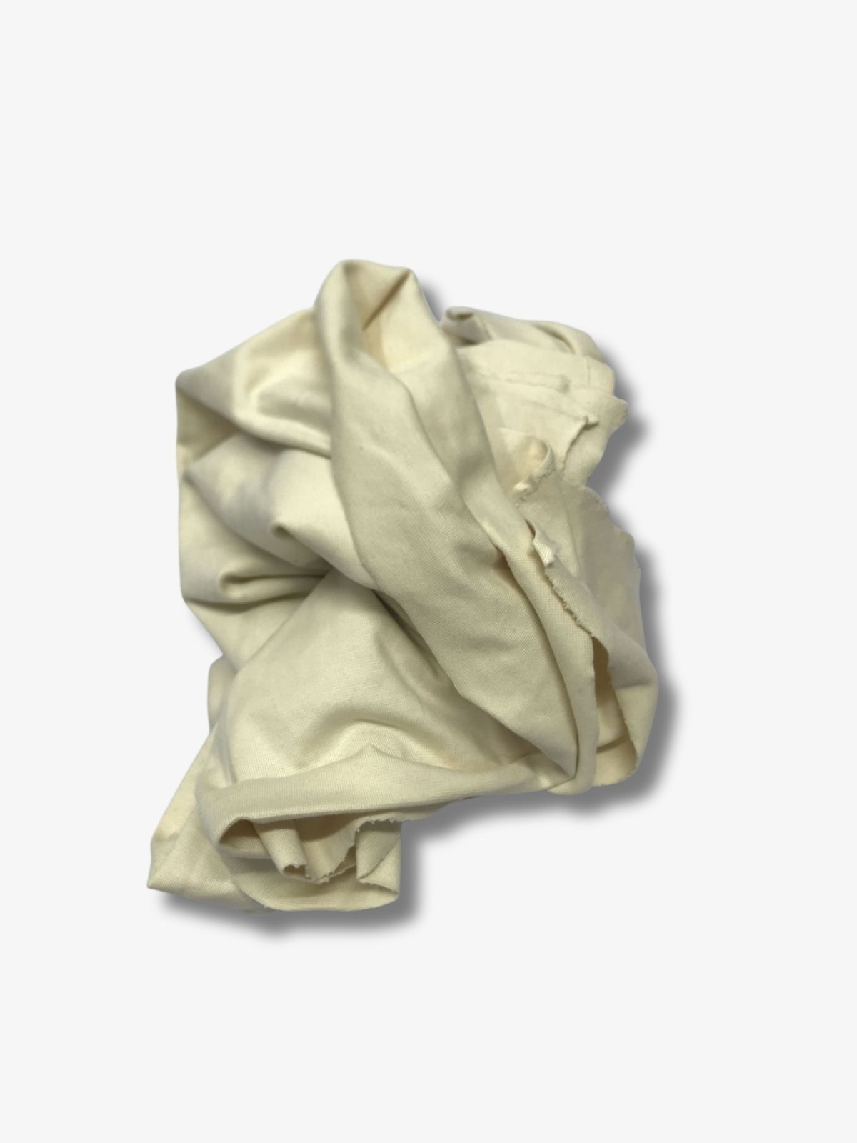 İnce Ribana Kumaş, Parça 90x170 cm Krem Rengi