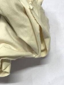 İnce Ribana Kumaş, Parça 90x170 cm Krem Rengi