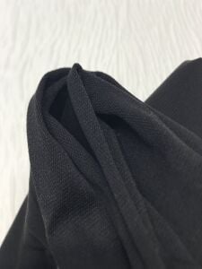 Diz Yapmaz 2 İplik Kumaş Esnek Siyah, Parça 70x180 cm