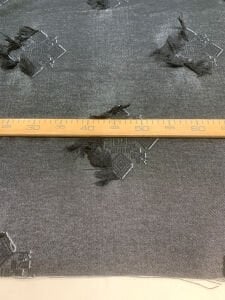 Kışlık Hafif Şardonlu Saçaklı Kumaş – Antrasit