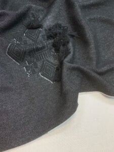 Kışlık Hafif Şardonlu Saçaklı Kumaş – Antrasit