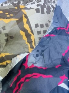 2 adet Poplin Kumaş Desenli, Parça 90x30 cm - Patchwork Kumaşları