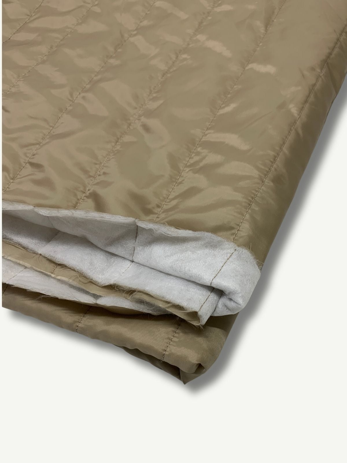 Sütlü Kahve Kapitone Kumaş, Parça 190x140 cm - Tek Taraflı