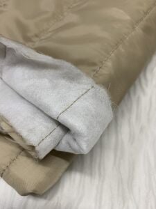 Sütlü Kahve Kapitone Kumaş, Parça 190x140 cm - Tek Taraflı